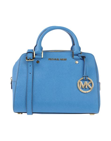 blue michael kors bag